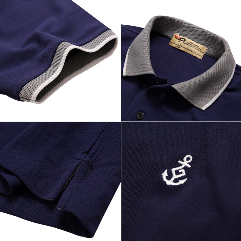 Áo thun nam Polo cổ phối bo dệt đẹp chuẩn Xmen PIGO cao cấp AHT08 -4 9