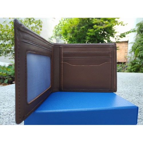 Bóp Nam Khắc Tên. Da Bò Thật 100