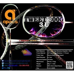 Vợt cầu lông Apacs Tweet 8000 International