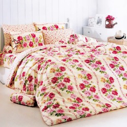 Bộ drap cotton thương hiệu ToTo nhập khẩu Thái Lan TT359 1m6 x 2m