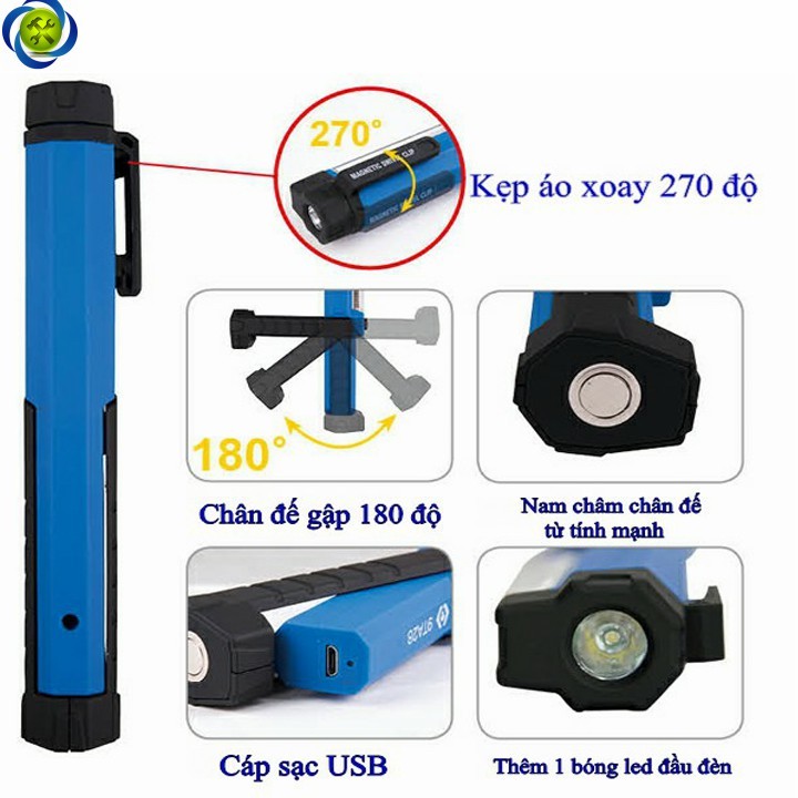 Đèn Led Sạc Kingtony 9TA28 (Mã SP: Kingtony 9TA28)