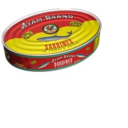 Cá trích (Sardines) sốt cà chua dẹt Ayam 425g