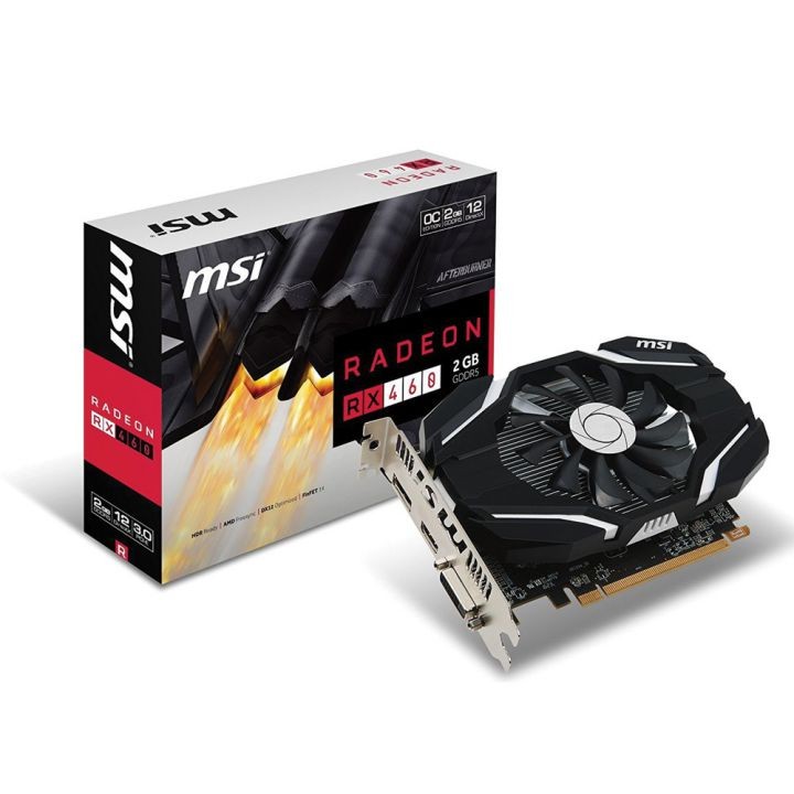 Card đồ họa  MSI RX460 2G OC (AMD Radeon/ 2Gb/ DDR5/ 128 Bits)