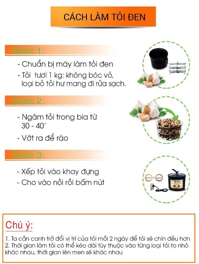 MÁY LÀM TỎI ĐEN MAGIC KOREA A69