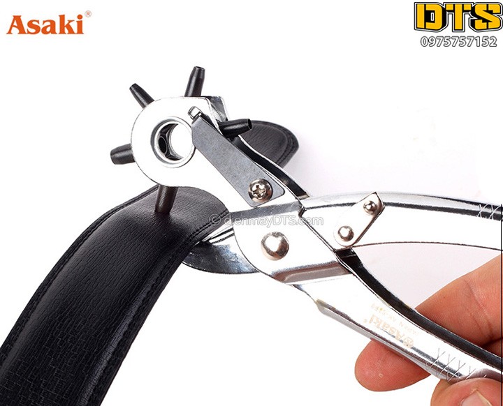 Kìm Bấm Lỗ Thắt Lưng  Dây Nịt  Đa Năng Asaki Ak 8158 (Mã SP: AK8158)