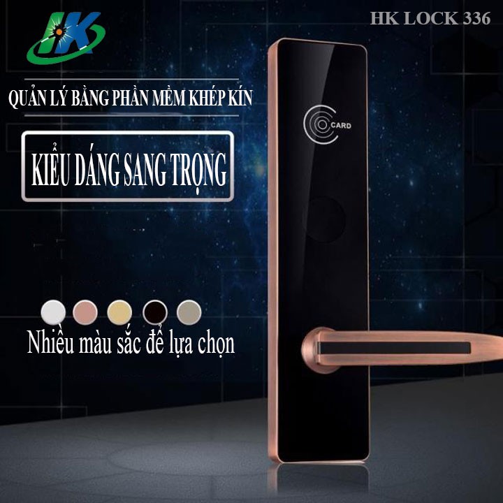 Khóa thẻ từ khóa khách sạn HK 336