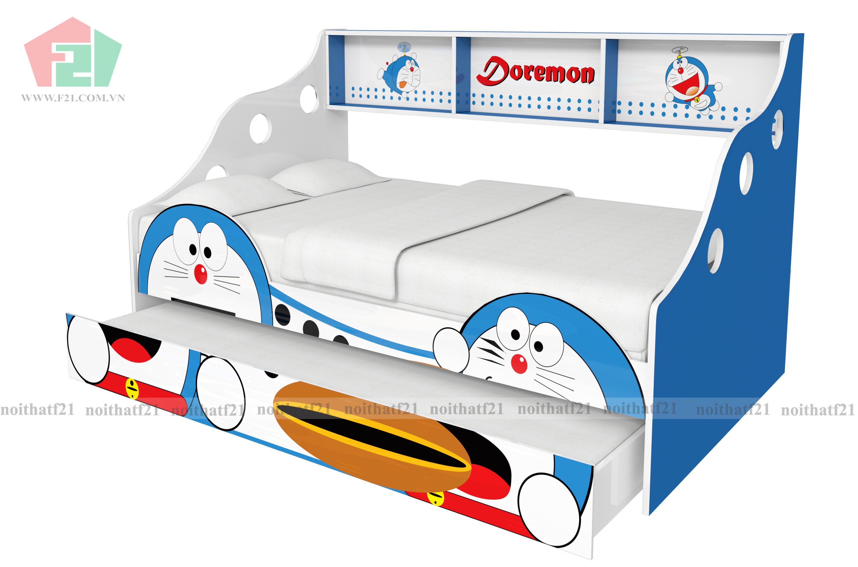 Giường tầng lùn Doreamon GL01 cho bé