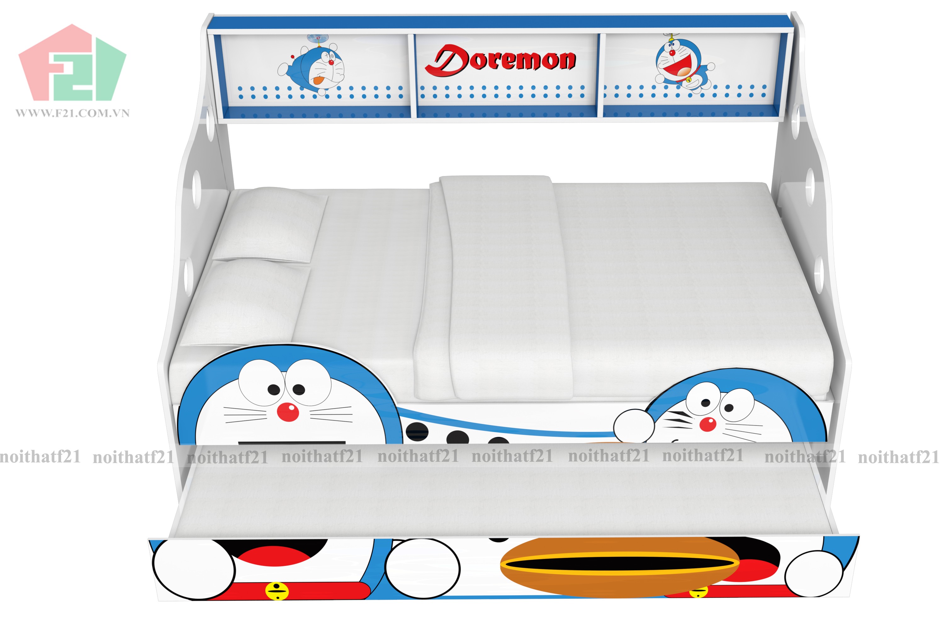 Giường tầng lùn Doreamon GL01 cho bé