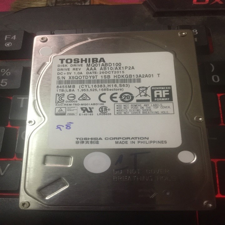 Ổ Cứng Laptop HDD Tooshiba 1000G Sata 3 5400RPM BH 6 Tháng 1