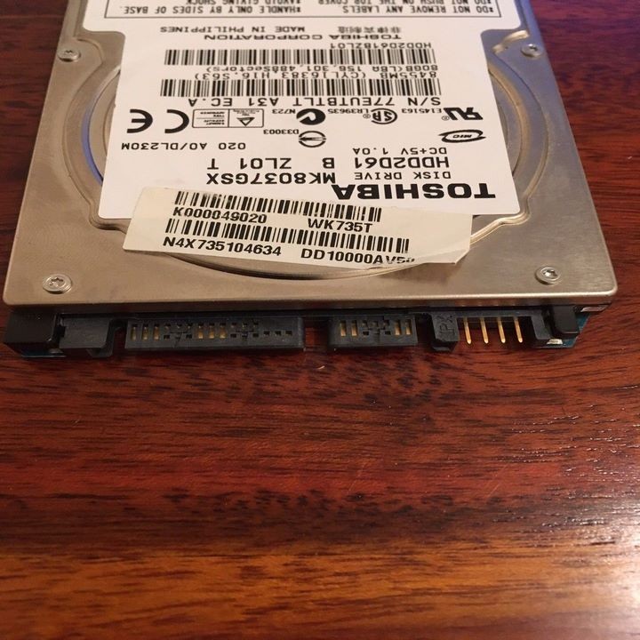 Ổ Cứng Laptop HDD Tooshiba 80G 5400rpm BH 6 tháng 3