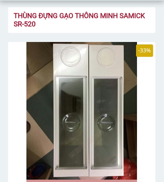 Thùng gạo SAMICK SR-520W