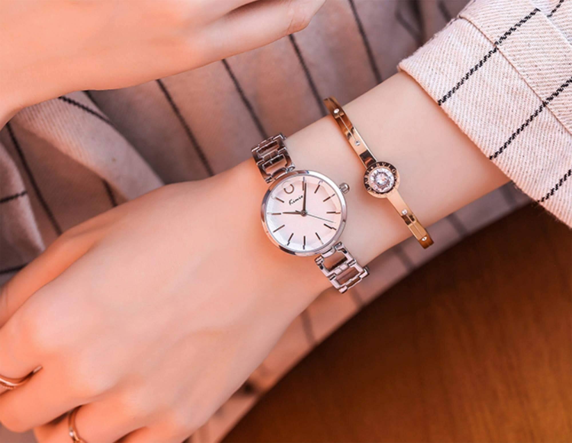Đồng hồ Kimio lắc tay tình yêu KI010