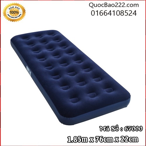 Nệm Bơm Hơi trong 3 phút Cao Cấp Bestway 67000 - 1.85m x 76cm x 22cm