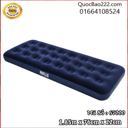 Nệm Bơm Hơi trong 3 phút Cao Cấp Bestway 67000 - 1.85m x 76cm x 22cm