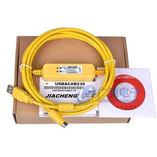 Cáp lập trình PLC Delta USBACAB230 màu vàng 1