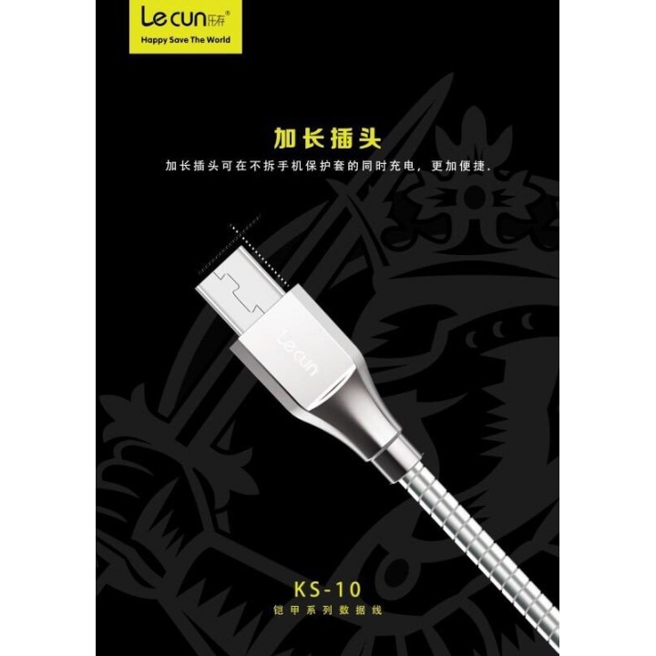 CÁP SẠC MICRO USB LECUN KS-10
