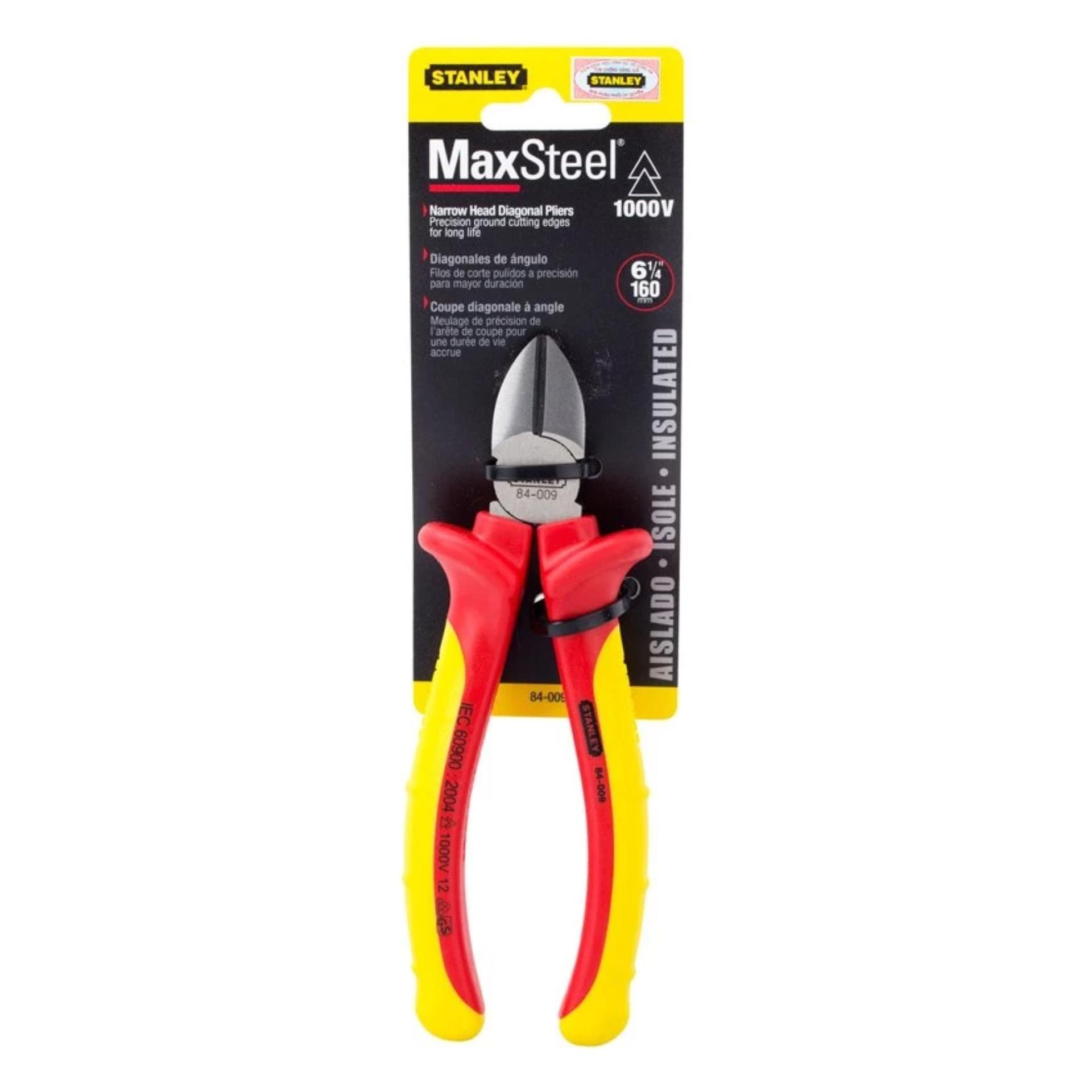 6inch  VDE Kìm cắt Stanley 84-009 (Mã SP: 84-009)