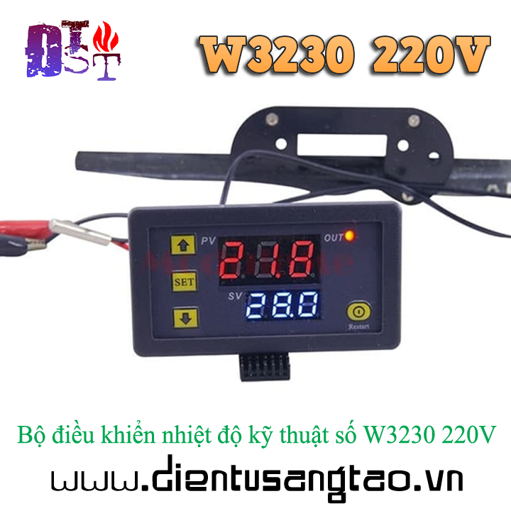 Bộ điều khiển nhiệt độ kỹ thuật số W3230 220V