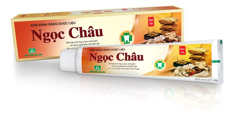 Combo 2 chai Kem đánh răng dược liệu Ngọc Châu 100g (Mã SP: B18902)