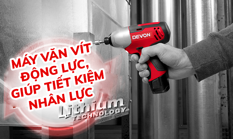Máy vặn vít động lực 12V Devon 5228-Li-12H