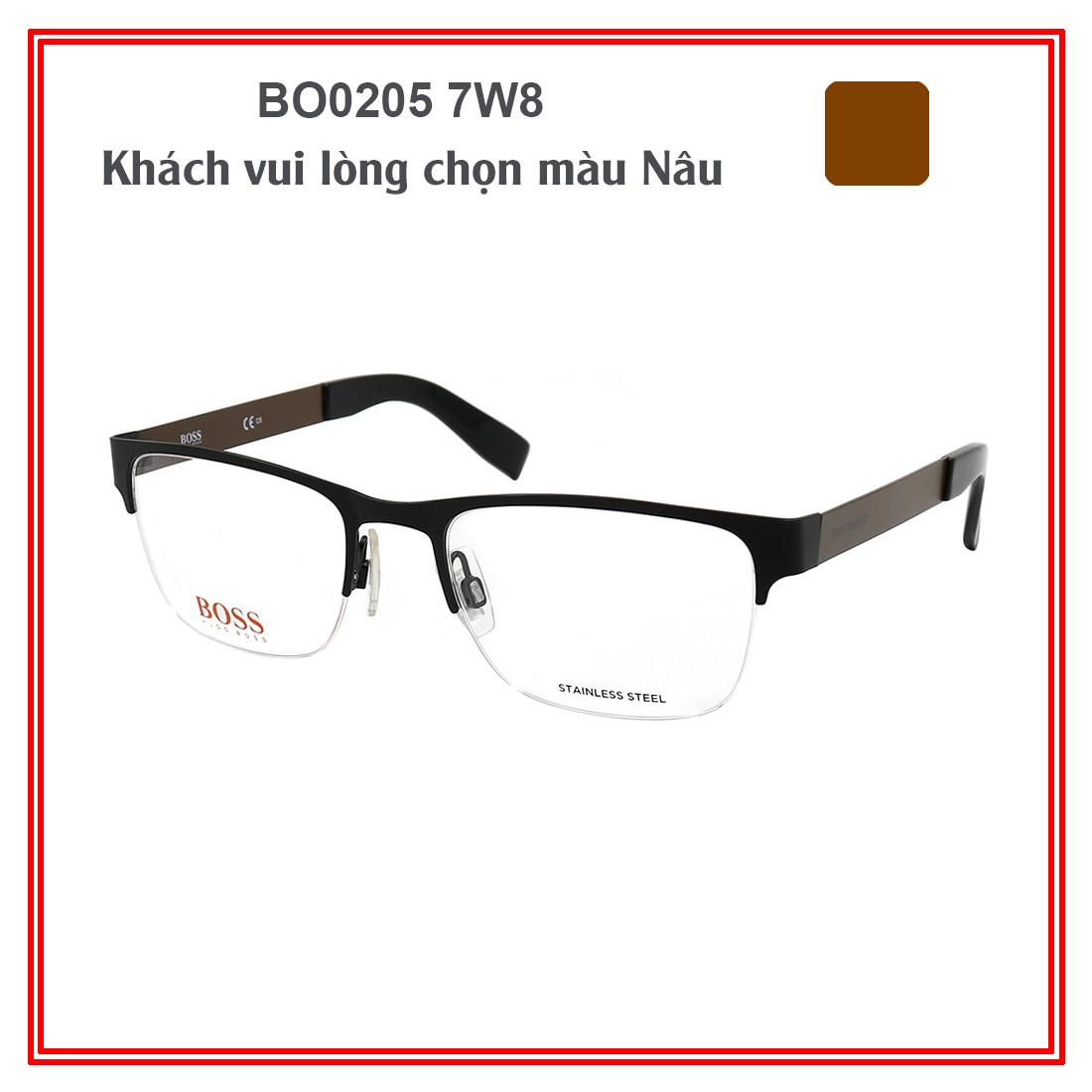 Gọng kính Boss Orange BO0205