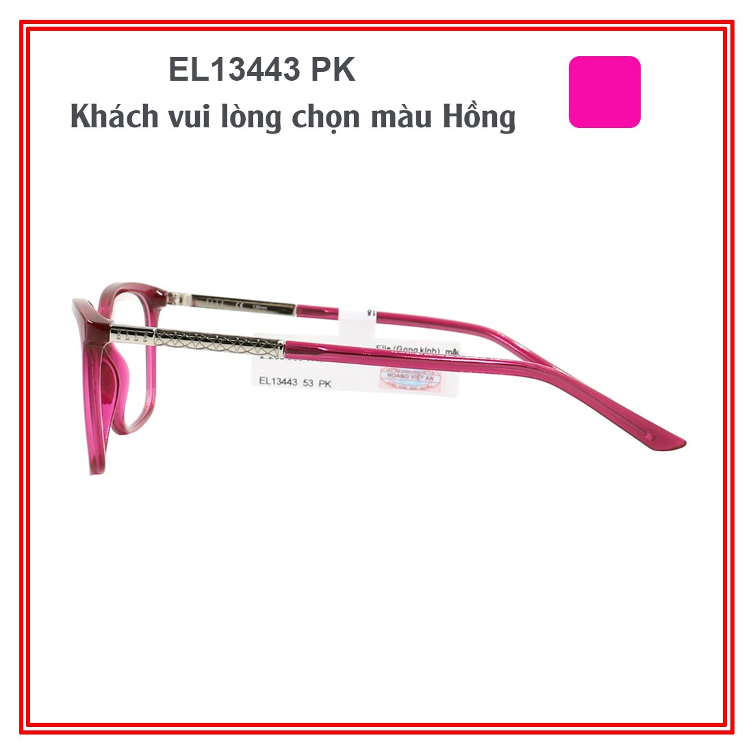Gọng kính ELLE EL13443 PK