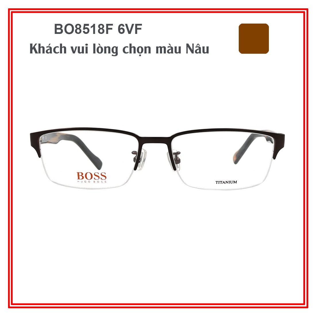 Gọng kính Boss Orange BO8518F