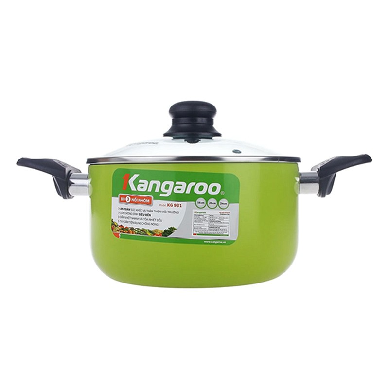 Bộ nồi nhôm Kangaroo KG931