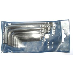 Bộ chìa lục giác 9 cây Stanley 69-239 - hệ inch