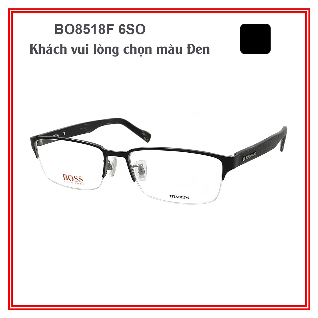 Gọng kính Boss Orange BO8518F