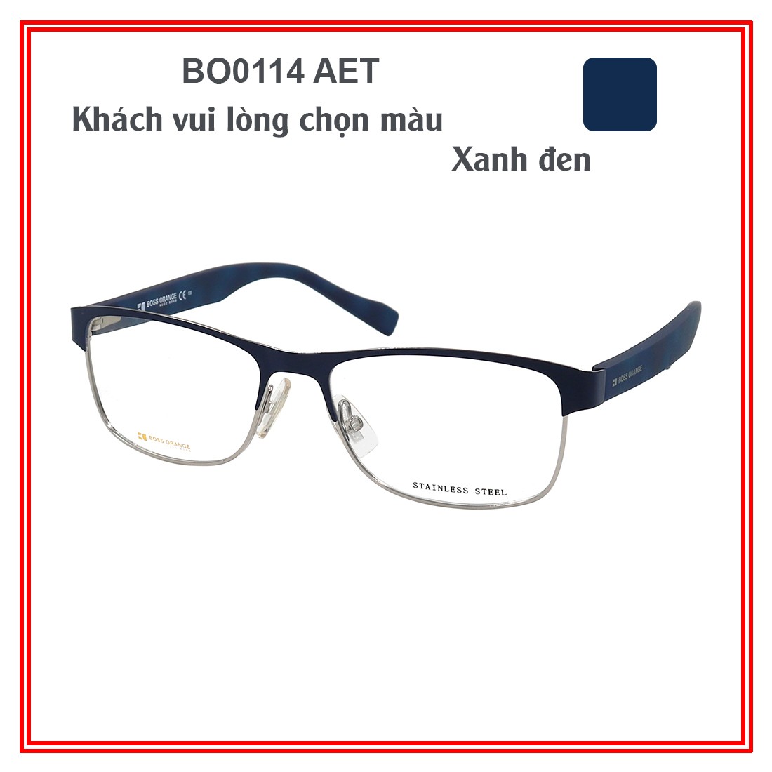 Gọng kính BOSS ORANGE BO0114