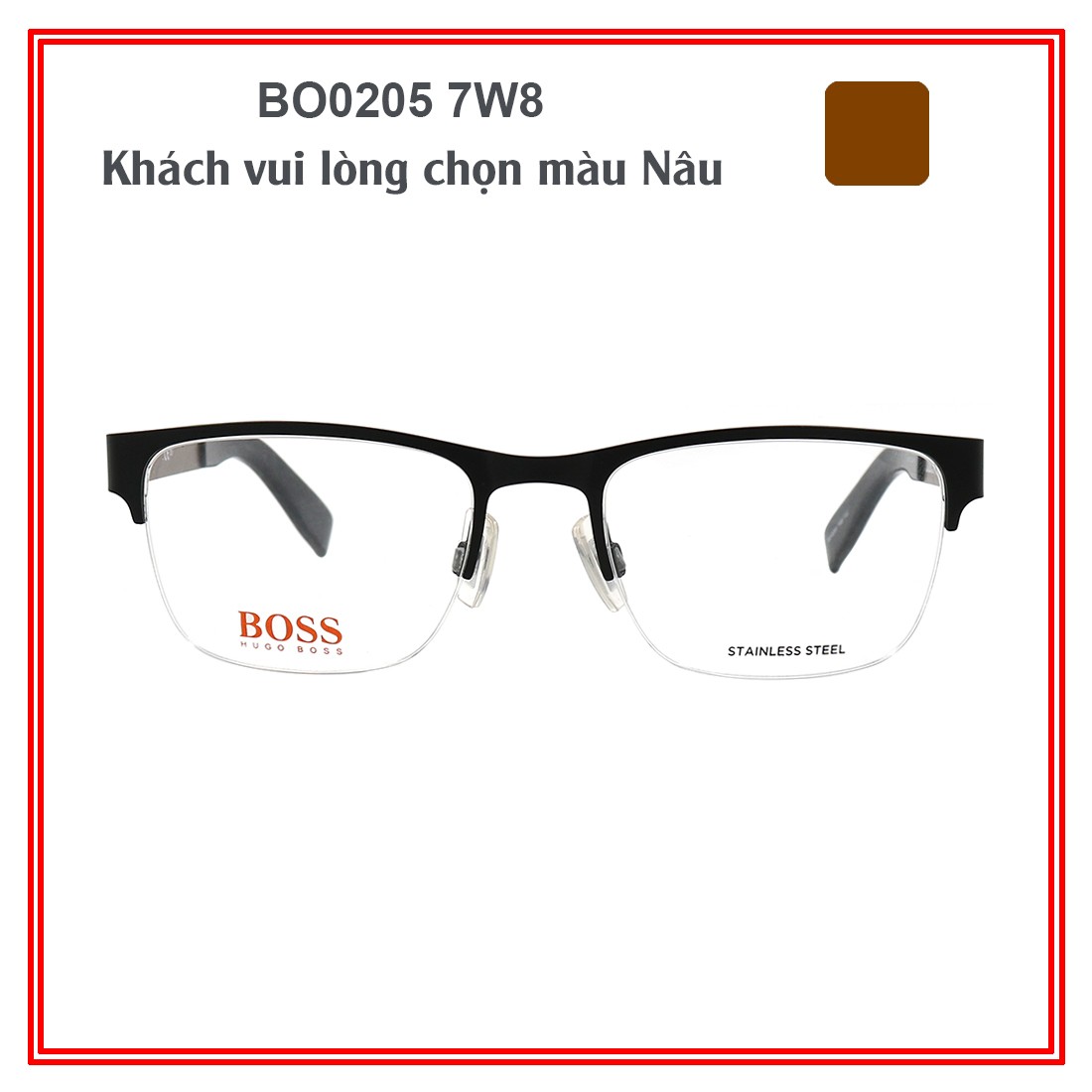 Gọng kính Boss Orange BO0205
