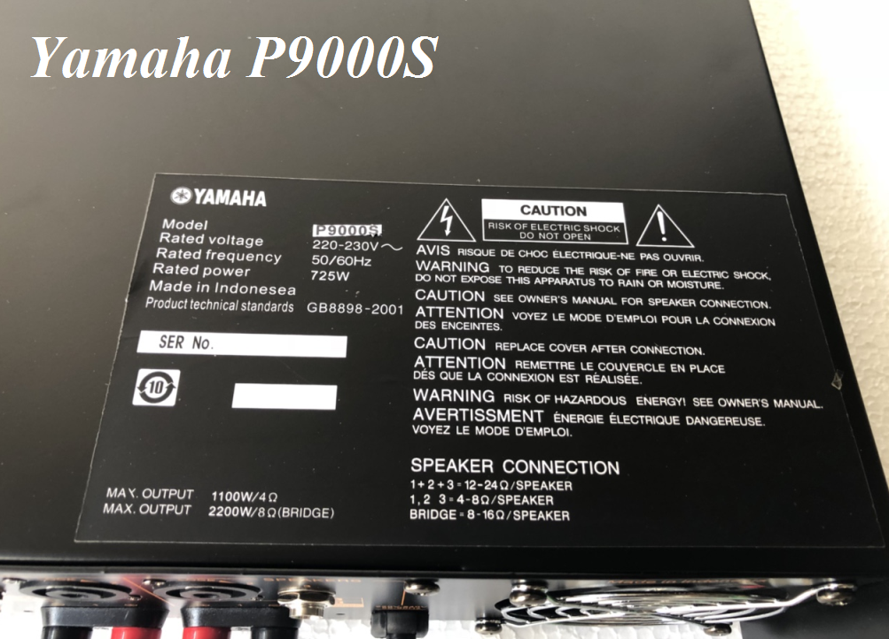 Cục đẩy công suất Yamaha P9000S 40 sò lớn (Mã SP: P9000S)