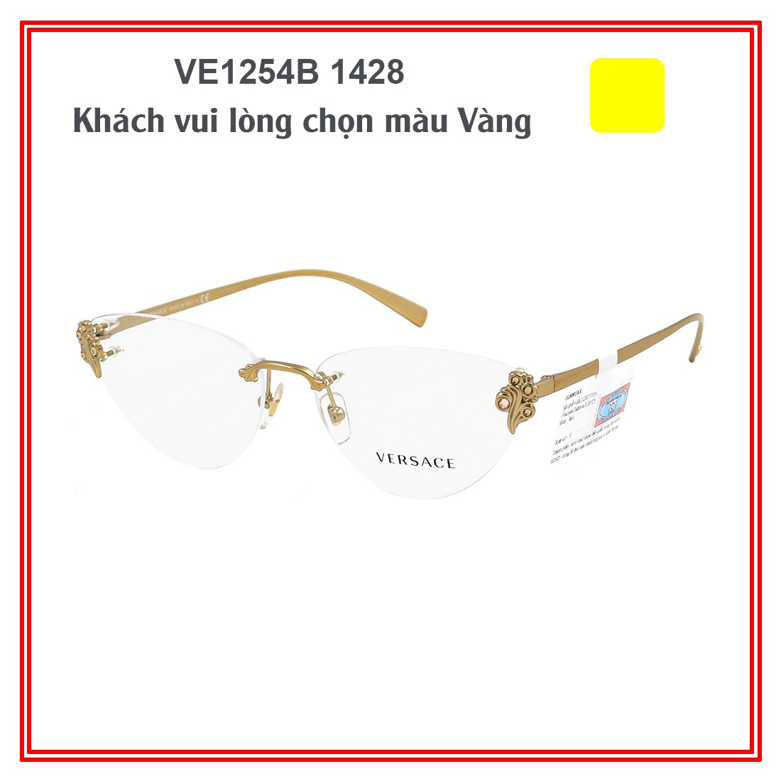 Gọng kính VERSACE VE1254B