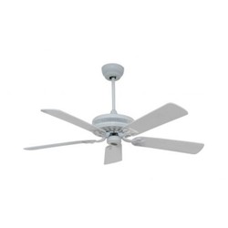 Quạt trần trang trí 5 cánh gỗ NP05 màu trắng điều khiển hộp số