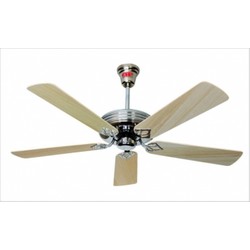 Quạt trần trang trí cánh gỗ TP05C màu nâu