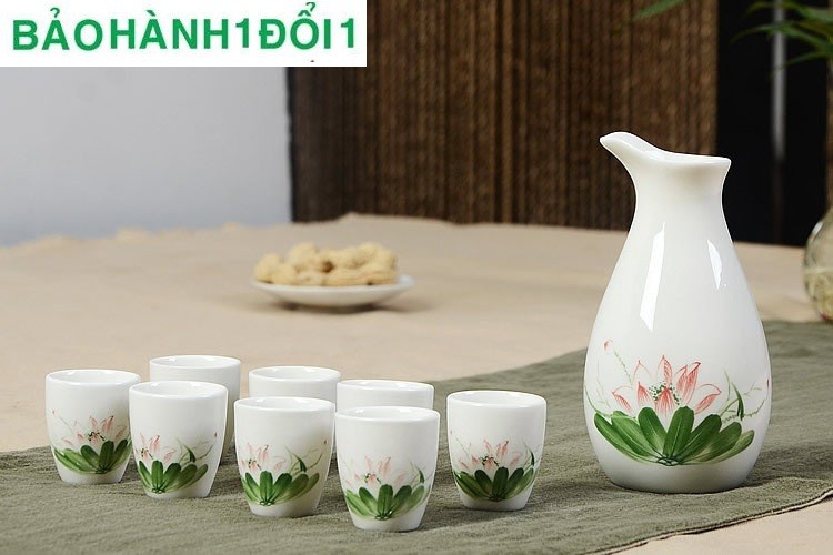 Bình chế trà + 8 cốc