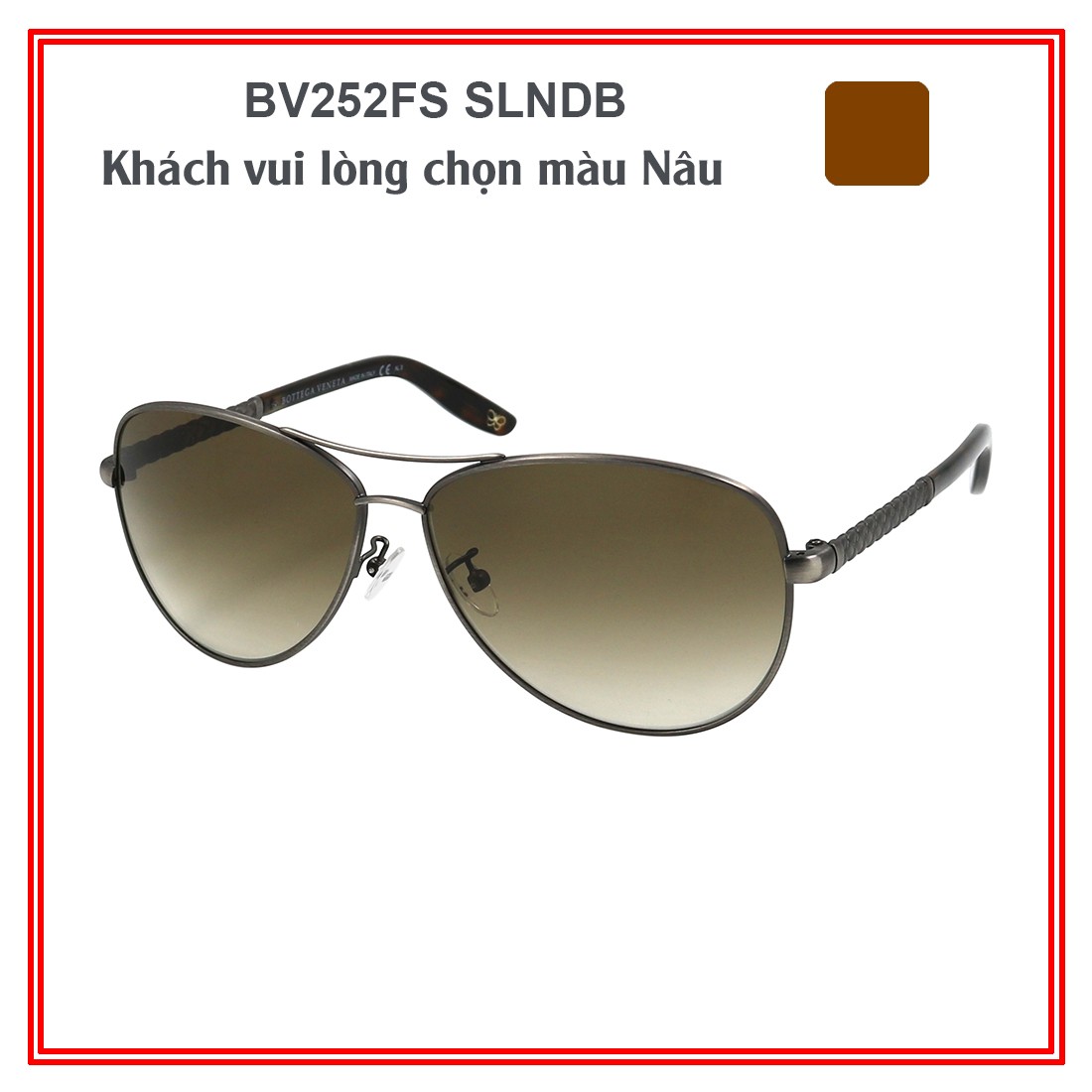 Kính mát BOTTEGA VENETA BV252FS SLNDB