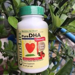Viên Uống Bổ Sung DHA ChildLife Pure - 250 mg, 90 viên (Dành Cho Bé Từ 6 Tháng Tuổi)