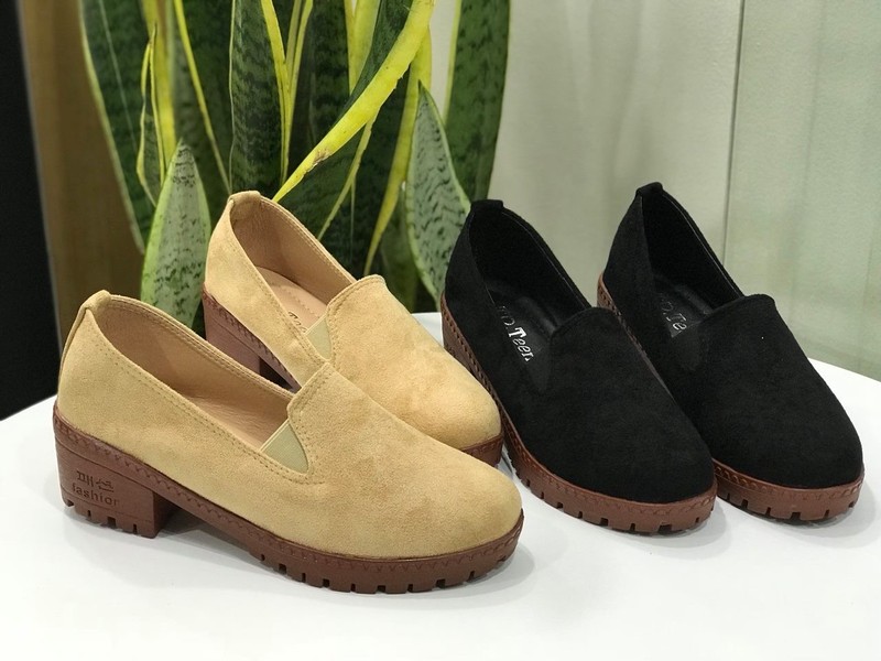 Giày oxford trơn da lộn VN 02 |giày oxford nữ 2