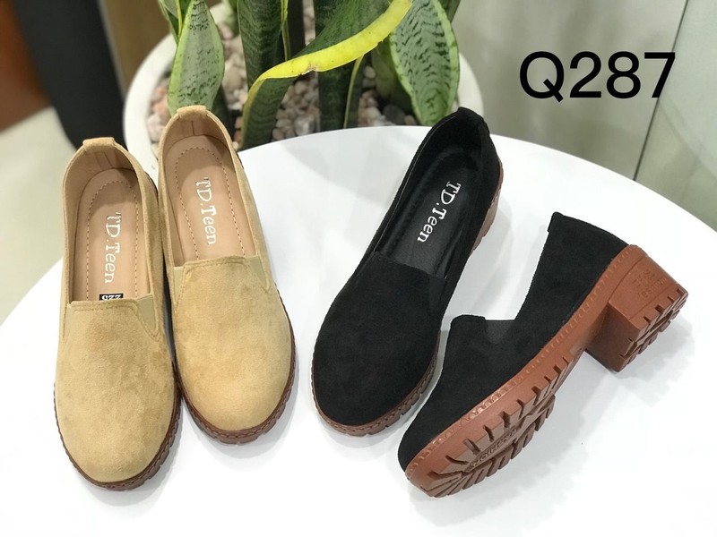 Giày oxford trơn da lộn VN 02 |giày oxford nữ 1