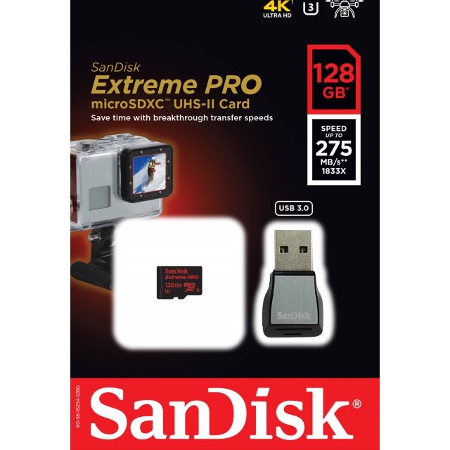 Thẻ nhớ Sandisk Micro SDXC Extreme Pro 128GB