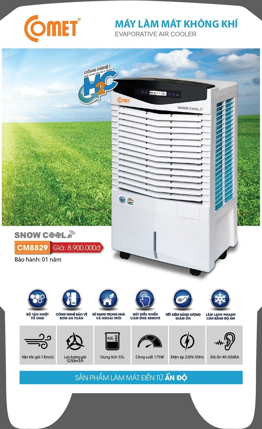 Máy làm mát không khí Comet CM8829