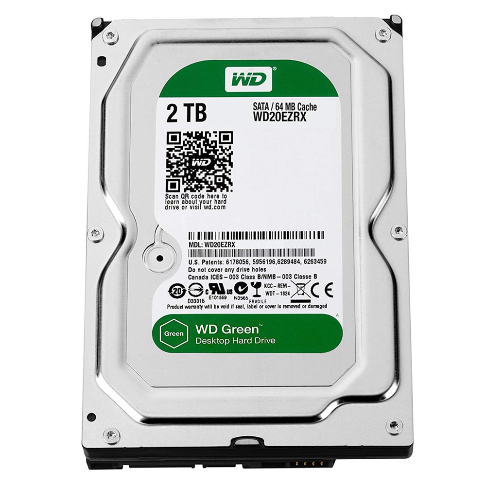 Ổ cứng HDD Western Digital Green 2TB WD20EZRX
