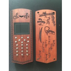Điện thoại Nokia 1110i vỏ gỗ mẫu Cha Mẹ
