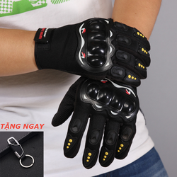 Găng tay - Găng PROBIKER - Găng tay phượt - Găng tay bảo hộ TẶNG MÓC ĐEO KHÓA Găng tay - Găng PROBIKER - Găng tay phượt - Găng tay bảo hộ TẶNG MÓC ĐEO KHÓA