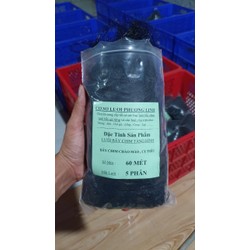 60m lưới bẫy chim chào mào , trao trảo , cu tiểu , tổng hợp các loại chim tàng hình ban ngày , lỗ 5 phân cao 7 mét 5 dây 4 túi , lưới cước thái màu đen – 60m lưới 5p