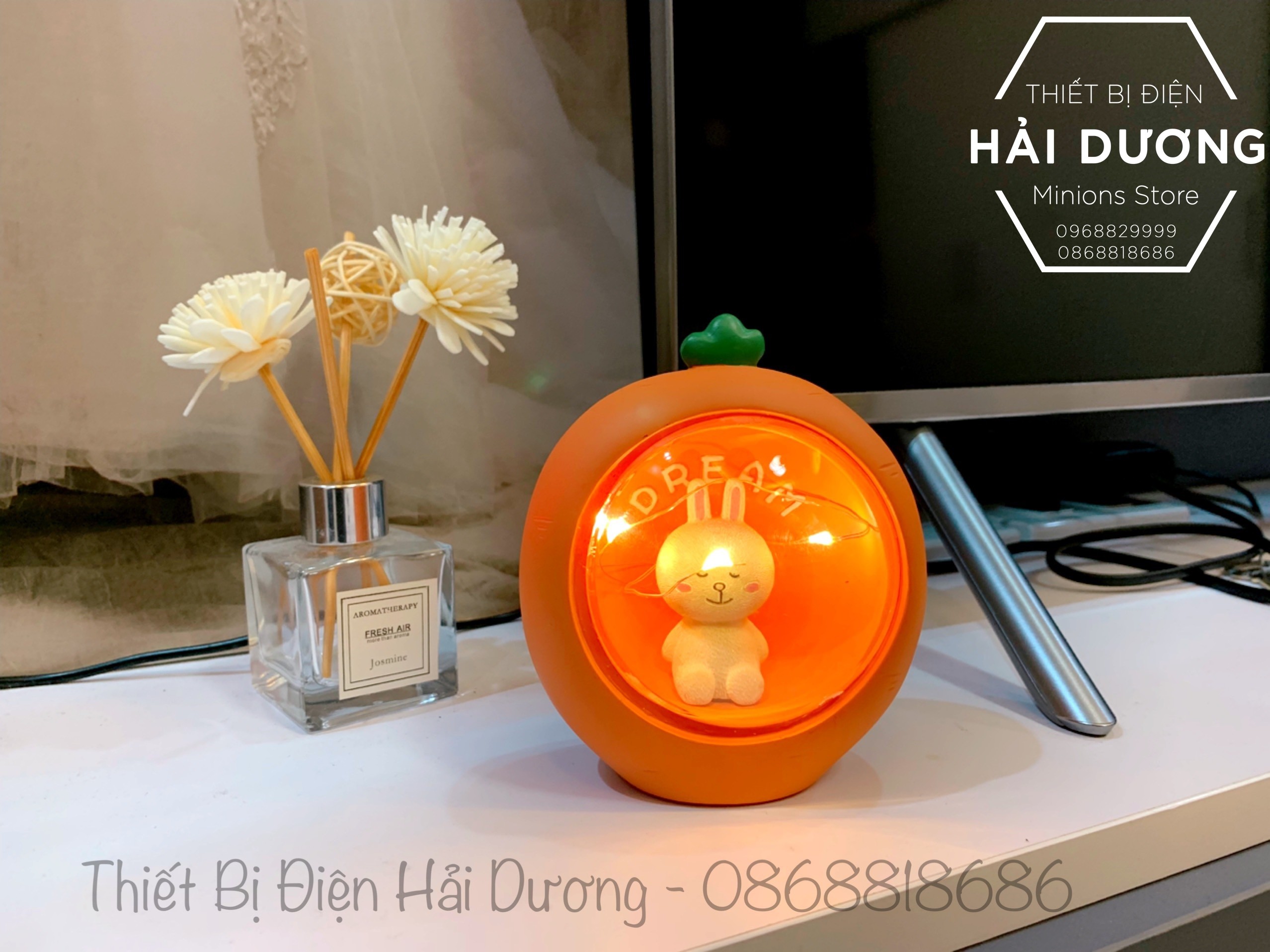 Hình ảnh Đèn ngủ trang trí hình Thỏ Cony dễ thương cho bé - trang trí căn phòng vintage giá rẻ siểu tiết kiệm - Qùa tặng ý nghĩa cho bé