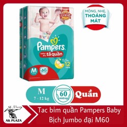 Bỉm tã quần Pamper Jumbo đại - Pampers Giữ Dáng Mới - size M60 M74