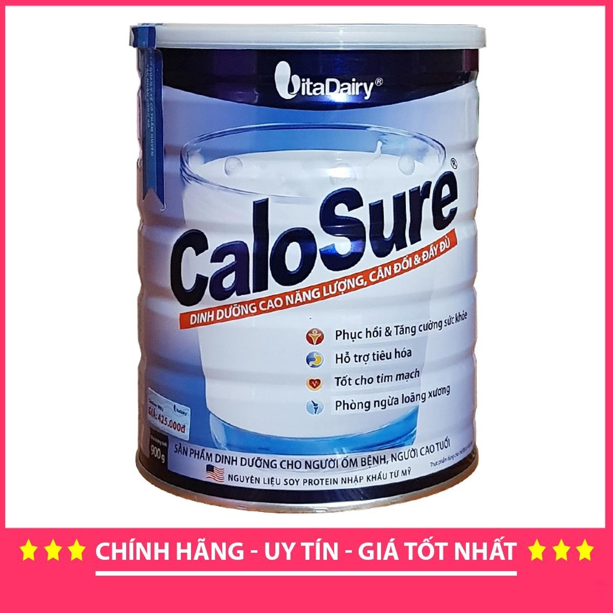 Sữa bột calosure 900g mẫu mới